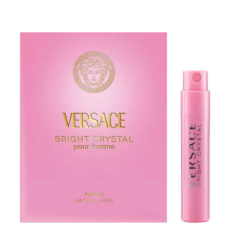 VERSACE Bright Crystal Pour Femme Parfum 1ml ,VERSACE Bright Crystal , น้ำหอม VERSACE , VERSACE ราคา , VERSACE รีวิว , VERSACE สีชมพู